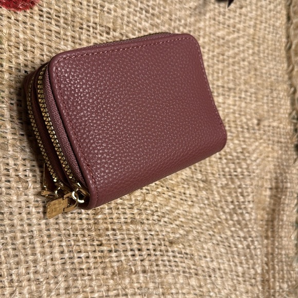 LISDINE mini solid mauve color card holder New - Picture 7 of 7